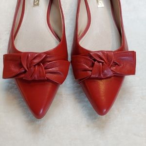 Louise et Cie Red Bow Flats